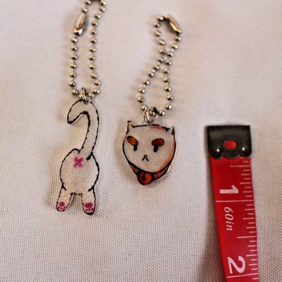 2 Puppycat Cat Butt Plastic Charms FREE W/ $10 Purchase - Picture 2 of 3